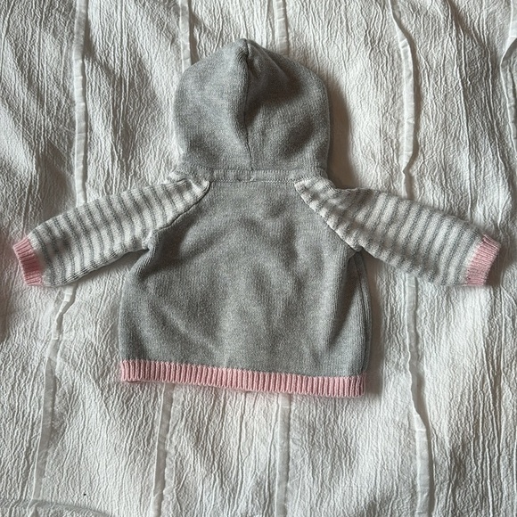 Gymboree Gray and Pink Striped Sweater - Picture 4 of 4